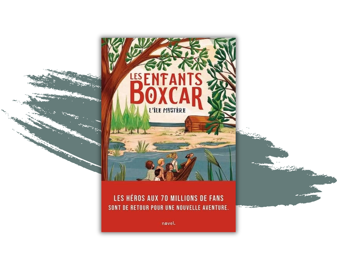 Le livre "Les enfants Boxcar- tome 2 L'ïle mystère" de Gertrude Chandler Warner.