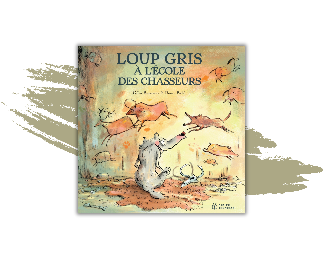 Le livre "Loup gris à l'école des chasseurs" de Gilles Bizouernes